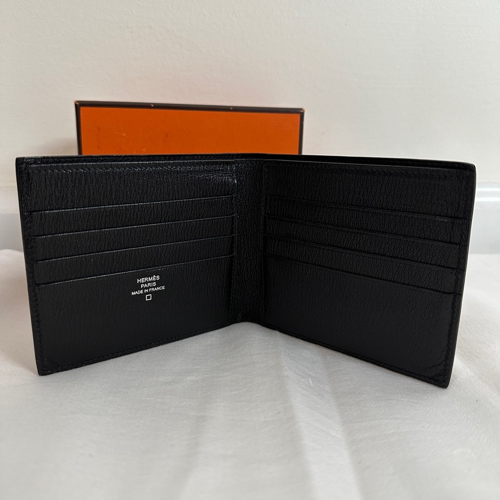 Hermes Wallet Portefeuille MC2 Copernic Alligator Black